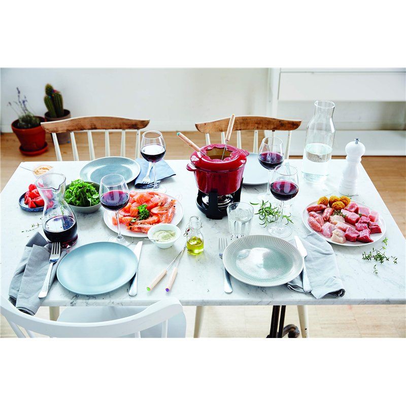 Image secondaire de Beka 16303734 Service à Fondue, Fonte, Rouge, 15 cm, 24 x 16 x 16 cm 16303734