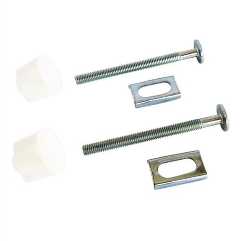 Image secondaire de Fixation d'abattant WC 2 plaques 2 écrous 75mm