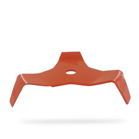 GREENSTAR - Lame 3 Dents Débroussailleuse - Spéciale Mulching - Largeur de Coupe : 300 mm - Epaisseur 4 mm - Alésage - 25