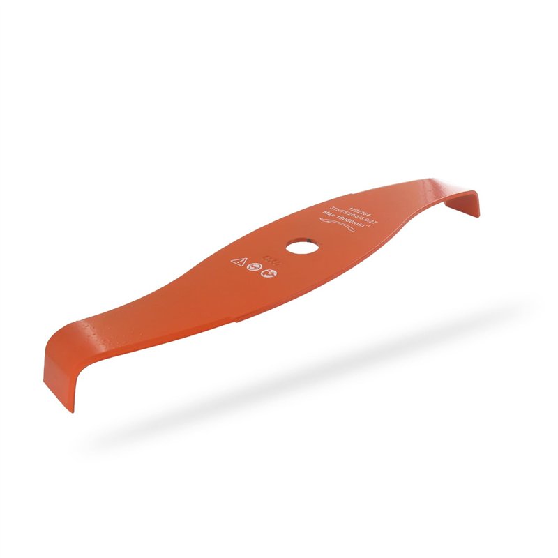 GREENSTAR - Lame 2 Dents Pour Débroussailleuse - Spéciale Ronces - Profil Courbe Réduisant le Bruit - Lame Orange Haute Visibili