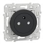 Schneider Electric - Odace - prise de courant 2P+T affleurante - anthracite - connexion rapide - S540052