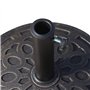 Outsunny Pied de Parasol Base de lestage Parasol Rond résine Imitation Fonte Motif Rosace Ø 49 cm Poids Net 14 Kg Bronze