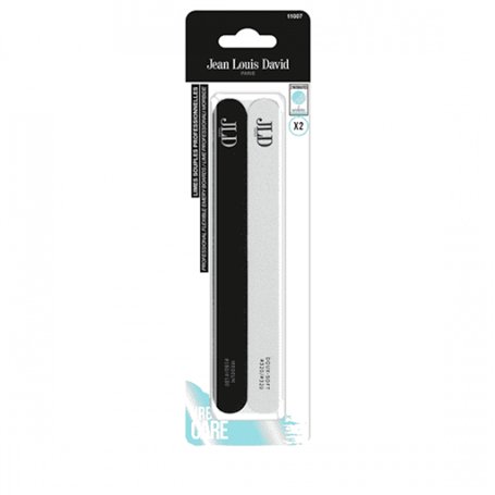 Jean Louis David - Lot de 2 Limes à ongles professionnelles - Limes arrondies - Pour limer