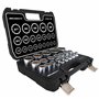 HASKYY 21PCS I 8-36 I Ensemble Jeu de douilles multiple I Tournevis 12 pans embouts de cle a douille 1/2" I acier CRV