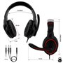 ADVANCE – GTA 210 – Casque Pro Gaming Audio - Simili Cuir - Microphone – Arceau Flexible et Ajustable – HP 40mm – Plug and Play