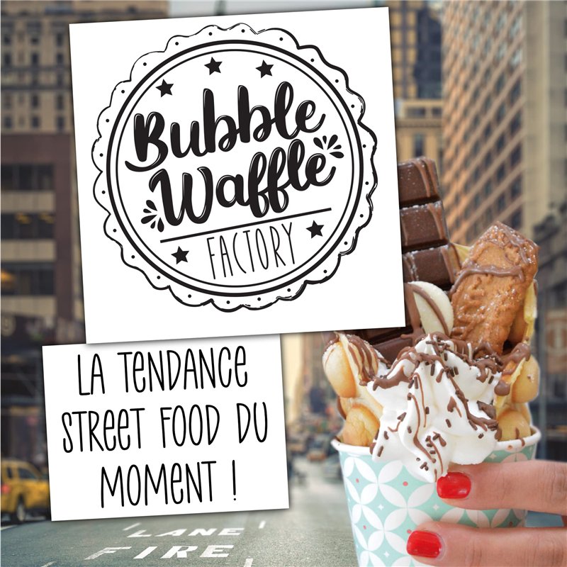 Image secondaire de ScrapCooking - Bubble Waffle Factory - Machine à Gaufres Bulles de Hong Kong - Gaufrier Électrique pour Egg Waffles Boules Pâtis