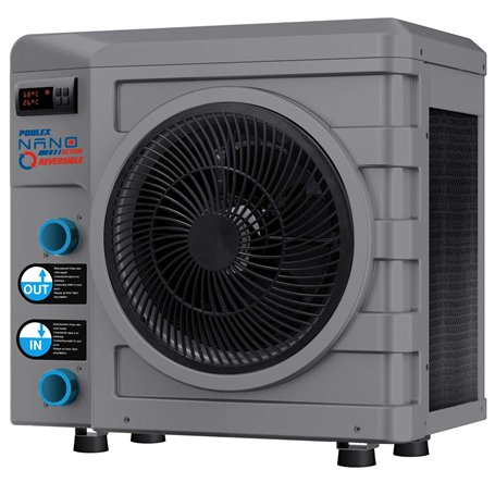 POOLEX - PC-NANO-A5R - Poolex Nano Reversible 5kW - Pompe à Chaleur Piscine Dédiée aux Petites Piscines Hors-Sol et Spas - Conso