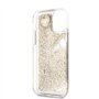 Guess GUHCN61GLHFLGO Coque de Protection pour iPhone 11 Motif cœurs à Paillettes Doré
