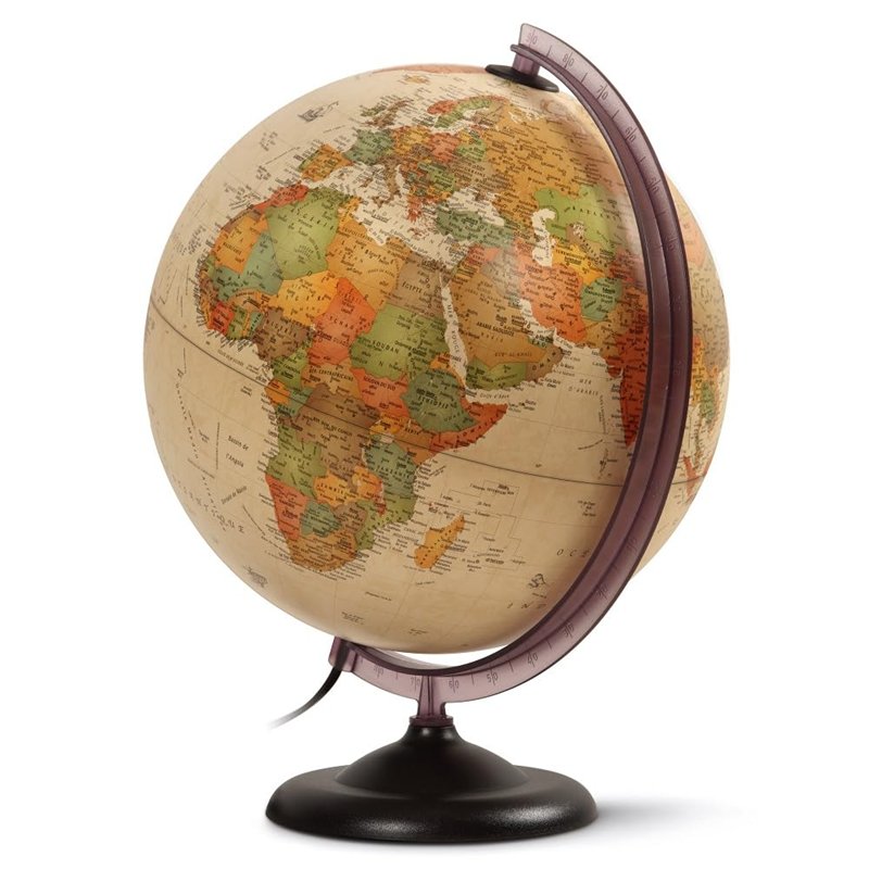 WONDAY Globe terrestre lumineux 30 cm 