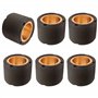 (6x) GALET DE VARIATEUR 15x12MM SCOOTER BOOSTER BWS NITRO AEROX OVETTO STUNT NEOS MOTO MOBYLETTE TENDEUR ROULEAU (3.0g)