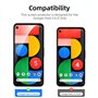 NEW'C Lot de 2, Verre Trempé pour Google Pixel 5 5G, Film Protection écran efficace contre les Rayures - sans Bulles - Ultra Rés
