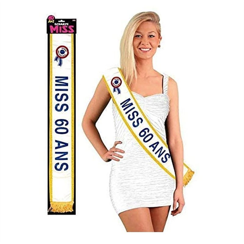 Generique - Echarpe Miss 60 Ans