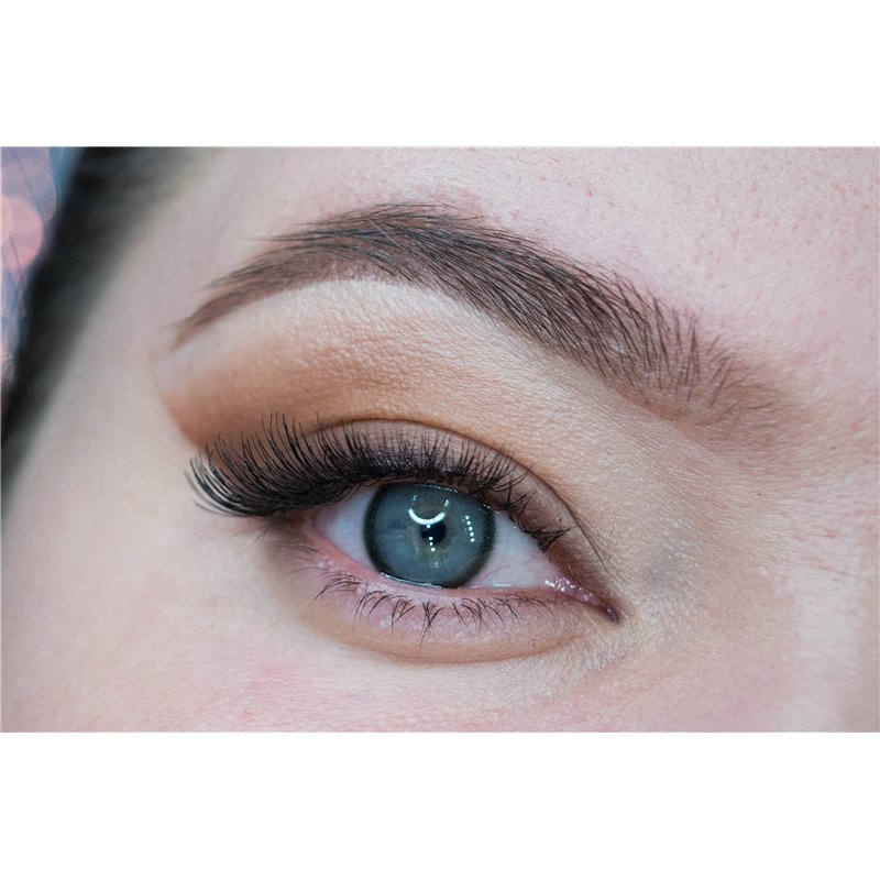 MYSALENS® Lentilles De Contact De Couleur Canna Roze Hidrocor Gris Anthracite très haute opacité Kit De Rangement Boitier Pince 