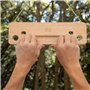YY Vertical – Travelboard – agrès d’Escalade en Bois – hangboard Compact pour entraînement, Suspension et Musculation – Accessoi