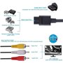 Link-e : Cable AV Audio Video RCA Compatible avec la Console Nintendo 64, Super Nintendo et Gamecube (N64, SNES, Supernes, GC)