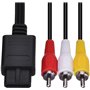 Link-e : Cable AV Audio Video RCA Compatible avec la Console Nintendo 64, Super Nintendo et Gamecube (N64, SNES, Supernes, GC)