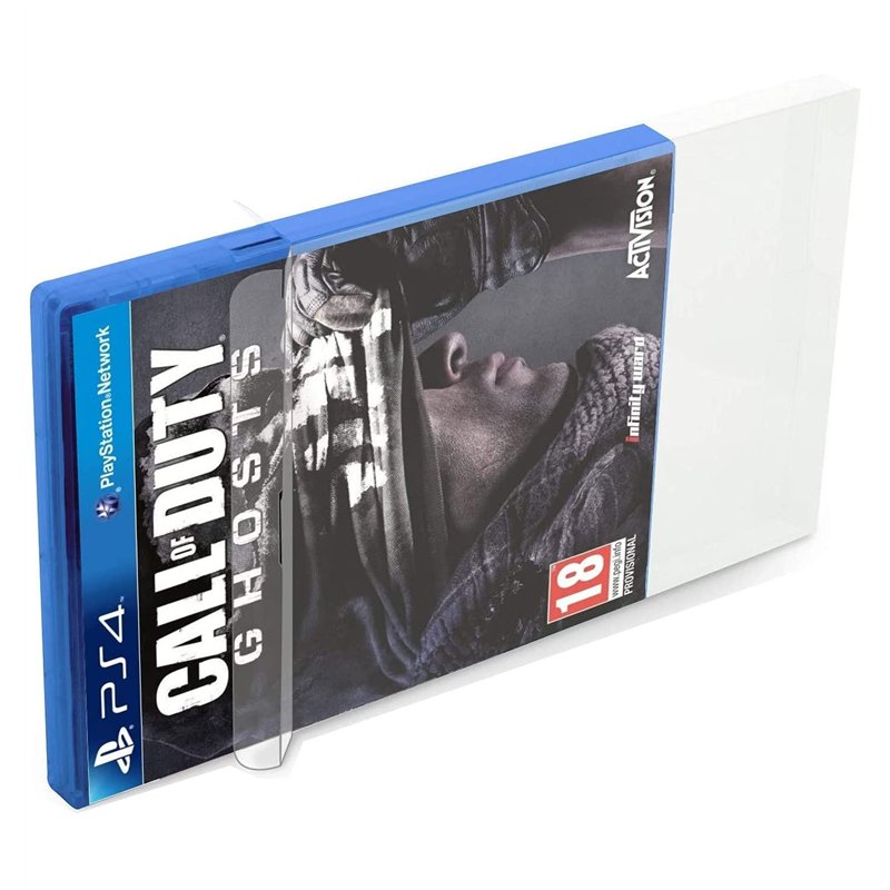 Link-e : 10 X Boitier de Protection Plastique pour Boite de Jeu Compatible avec Console SONY Playstation 3 et 4 (PS3, PS4)
