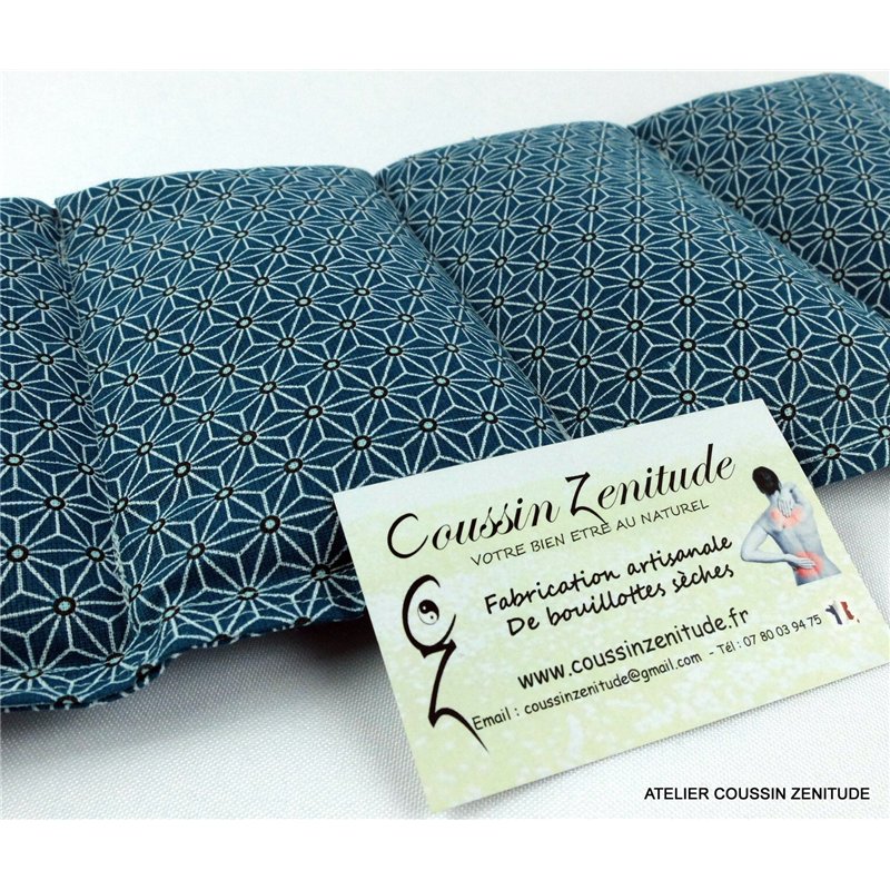 Image secondaire de COUSSIN ZENITUDE BOUILLOTTE ARTISANALE FRANCAISE 100% GRAINE DE LIN BIO - Z NAKANO B