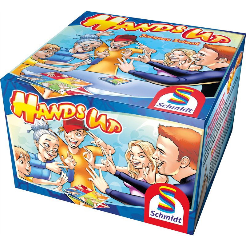 Schmidt - 1602 - Jeu de Société - Hands Up 294621, Couleurs Assorties/Vert Citron