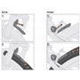 SKS GERMANY Velo 65 Mountain Set 29'' Jeu de Garde-Boue, Garde-Boue pour VTT (Accessoire avec Fixation Universelle, Protection o