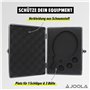JOOLA Bat Case Housse de Tennis de Table en Aluminium pour 1 Raquette de Tennis de Table et 3 balles de Tennis de Table Noir 29