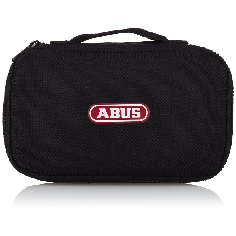 ABUS Sac de transport ST1010 - avec poignée - sac pour antivols à chaîne, outils ou petites pièces - nylon, noir