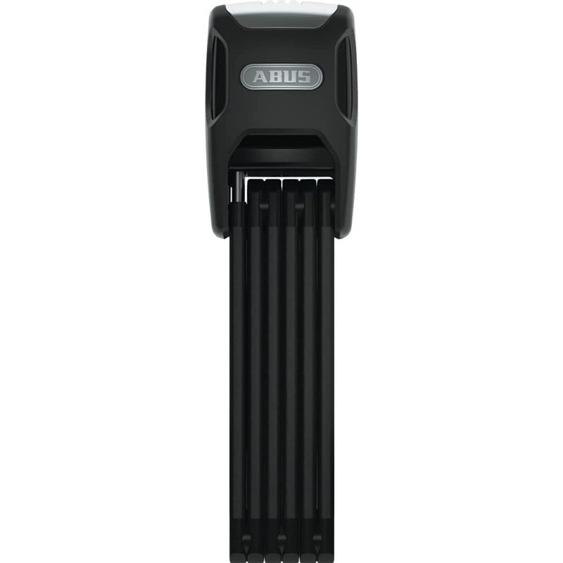ABUS Antivol pliable Bordo Alarm 6000KA SH avec support - antivol vélo en acier trempé - avec alarme sonore de 100 dB et cylindre