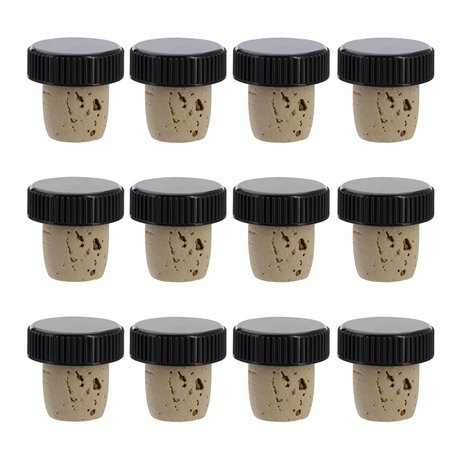 Westmark 482020E4 Lot de 12 bouchons pour bouteilles de vin