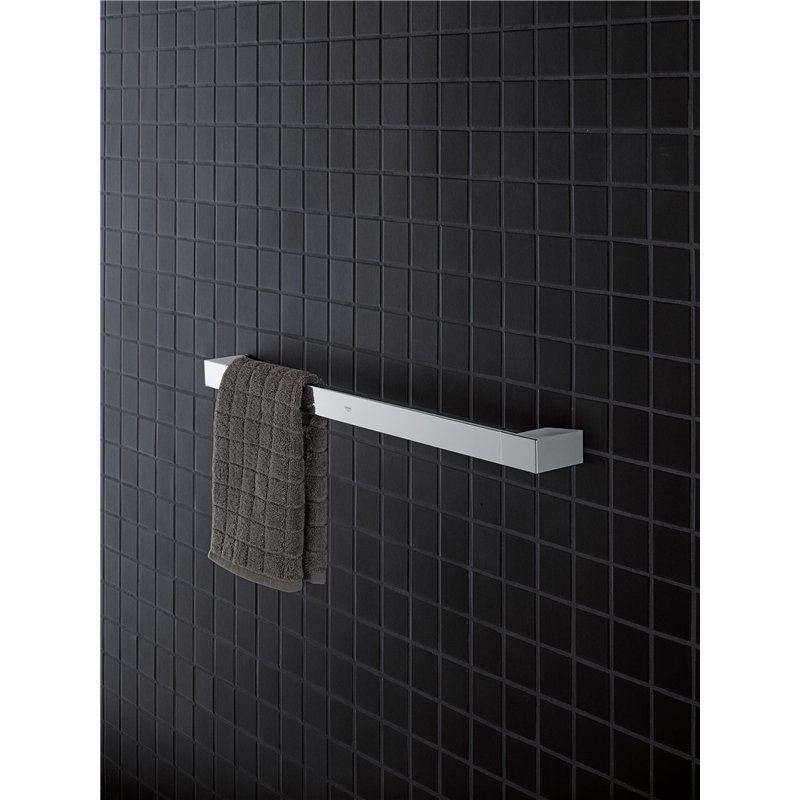 Image secondaire de GROHE 40767000 Selection Cube Barre porte-serviettes, Chrome