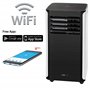 Clatronic climatiseur mobile CL 3716, Amazon Alexa et Google Assistant ; refroidissement 3 en 1, déshumidificateur, ventilateur,
