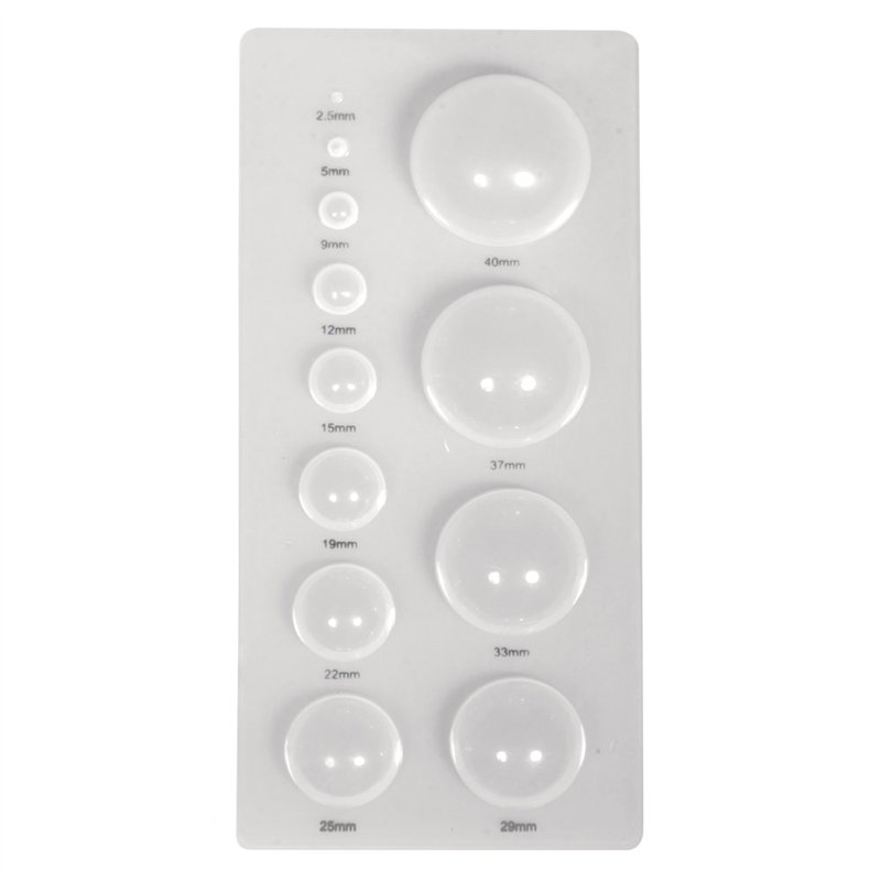 Rayher Gabarit quilling hémisphères 18,5x9cm, ø 2,5-40mm, sct.-LS 1pce, 71939000