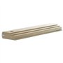 wolfcraft 6947000 Cale de Frappe en Bois avec Rail en Aluminium 62 x 24 x 281 mm Marron