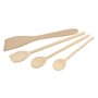 Fackelmann 31125 Set de 4 ustensiles de cuisine en bois
