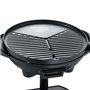 SEVERIN Barbecue électrique 2 000 W avec grille en fonte d'aluminium, Barbecue sur pieds avec couvercle et thermomètre intégré, 