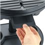 SEVERIN Barbecue électrique 2 000 W avec grille en fonte d'aluminium, Barbecue sur pieds avec couvercle et thermomètre intégré, 