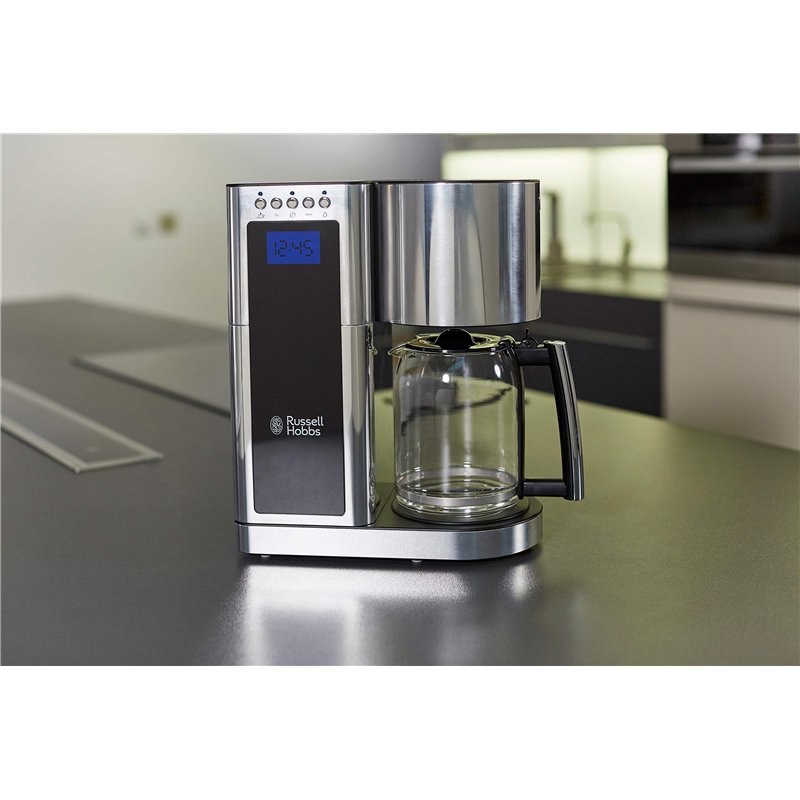 Image secondaire de Russell Hobbs Cafetière filtre [Programmable, Technologie WhirlTech pour extraction & arôme optimaux] Elegance (10 tasses, verse