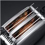 Russell Hobbs Grille Pain [Pour Sandwich & Panini] Chester (2 Fentes larges, Pinces incl., 6 Niveaux de brunissage réglables, Si