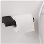 Tiger Bold Ensemble d'Accessoires de Toilettes - Porte-Brosse WC- Porte-Rouleau Papier Toilette sans Rabat - Crochets Porte-Serv