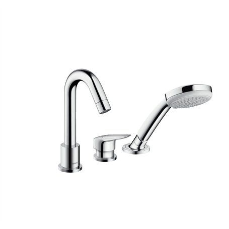 hansgrohe Logis Set de finition mitigeur 3 trous pour montage sur bord de baignoire