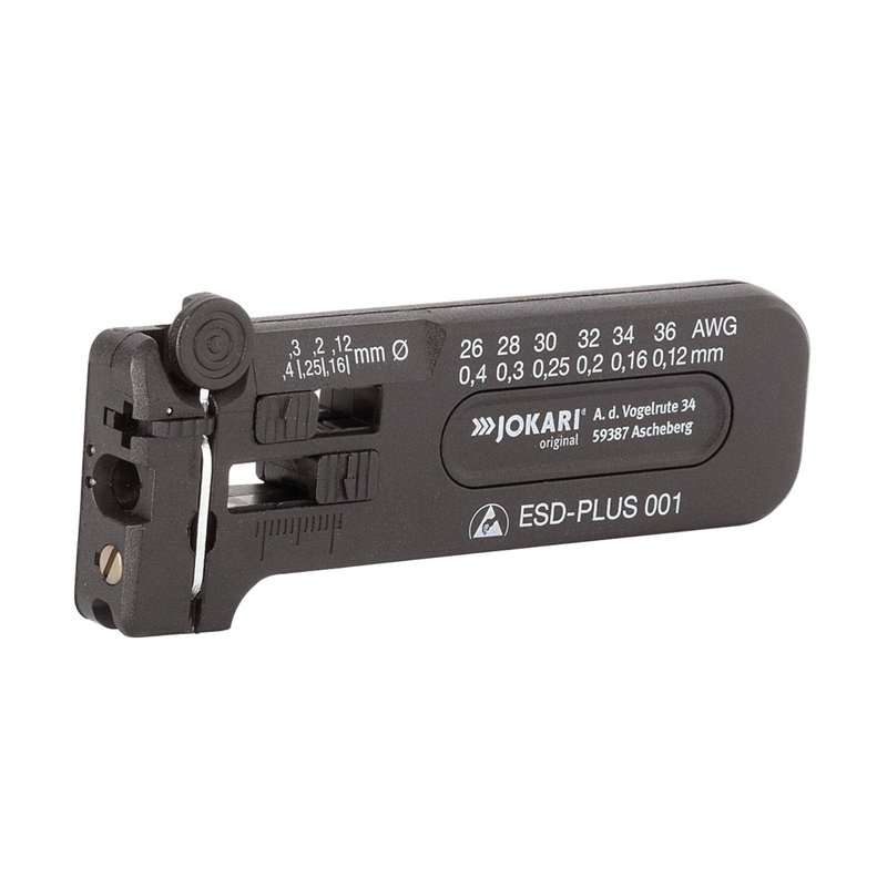 JOKARI J40028 - Pelacables de microprecisión ESD-Plus (0,25 a 0,80 mm)
