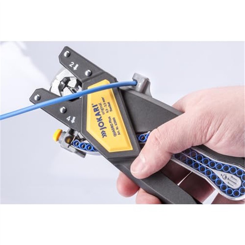 Image secondaire de JOKARI J62000 - Herramienta de corte, pelado, torsión y crimpación de cables QUADRO Plus (0,5-2,5 mm²)