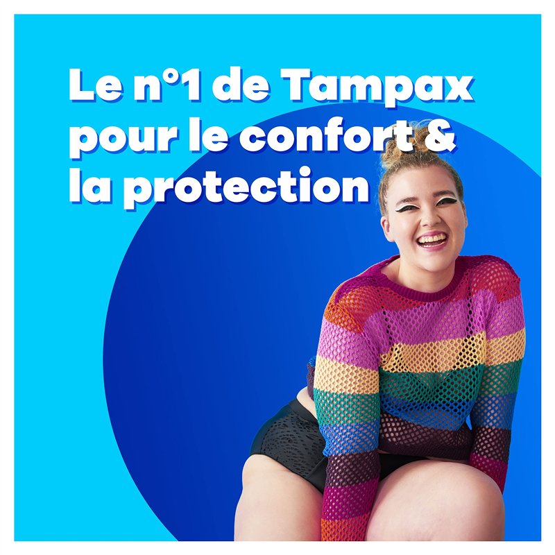 Image secondaire de Tampax Compak Pearl, Régulier, 18 Tampons Avec Applicateur, Flux Légers à Moyens, Triple Confort avec Applicateur doux, MotionFi