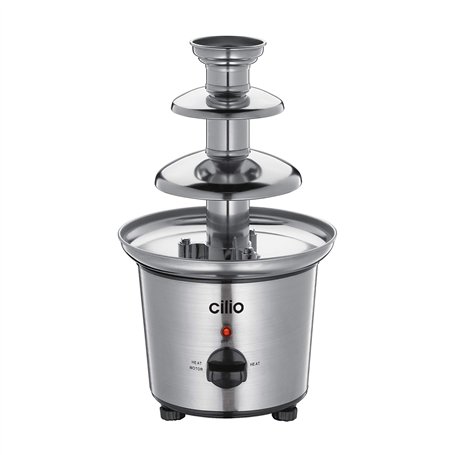 Cilio 490060 Fontaine à Chocolat Pérou Taille Unique Acier Inoxydable