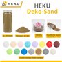 Heku 30330-24 décoratif/Sable doré, 750 g, dans Une boîte refermable, Or, Set Pièces