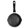 STONELINE Casserole à manche 18 cm, 1,8 L, avec Couvercle en Verre, Compatible à l'Induction et au Four, Revêtement Antiadhésif