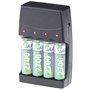 Chargeur 2 en 1 pour accus et piles alcalines [Revolt]