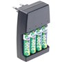 Chargeur 2 en 1 pour accus et piles alcalines [Revolt]