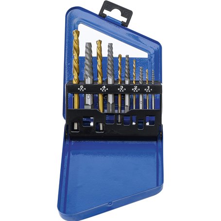 BGS 6780 | Jeu d’extracteurs de vis & forets à gauche | HSS | traitement au nitrure de titane | 2 - 7