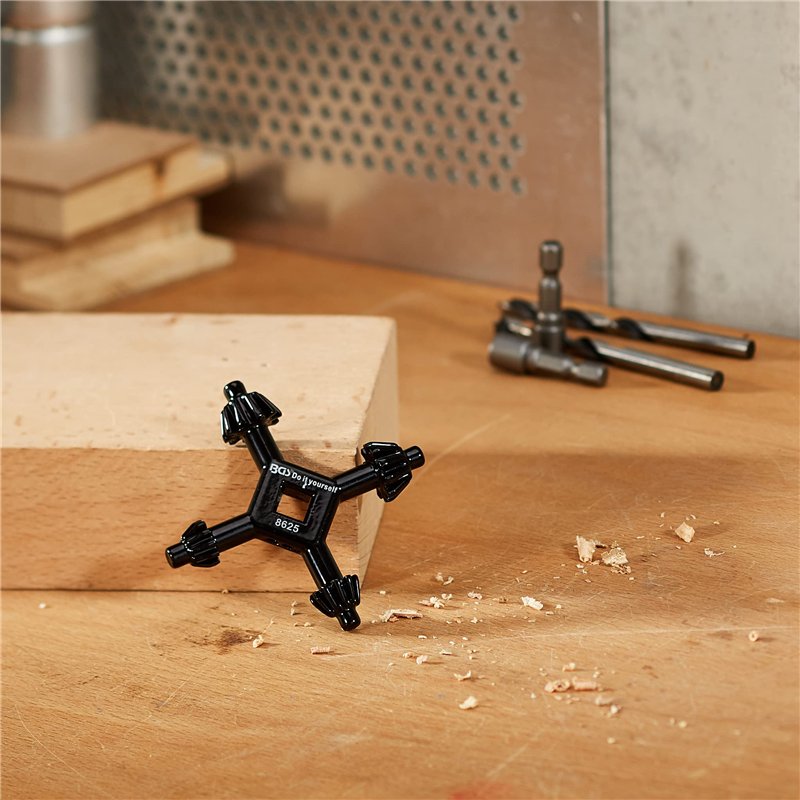 Image secondaire de BGS Diy 8625 | Clé en croix-de mandrin | universelle | Ø 4/5,5/6 / 7 mm