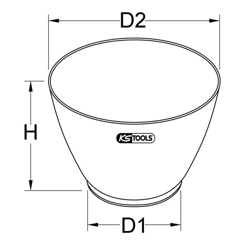 Image secondaire de KS Tools 999.2034 Bol de plâtrier
